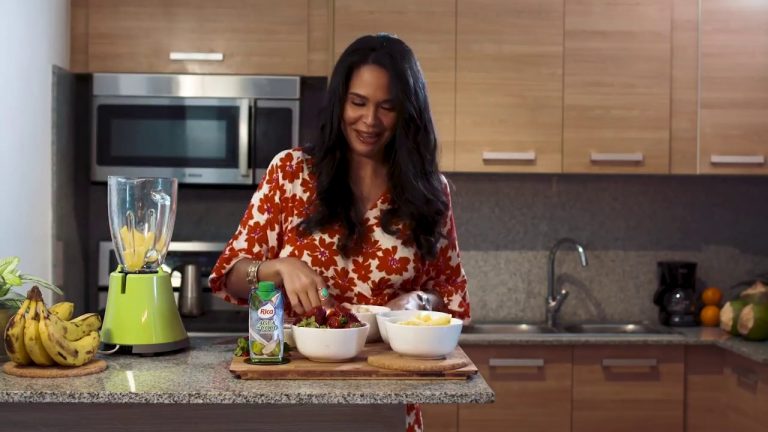 smoothie con agua de coco