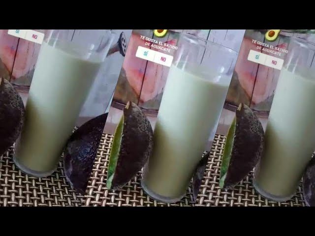 Receta fácil de smoothie de aguacate y plátano para un desayuno saludable