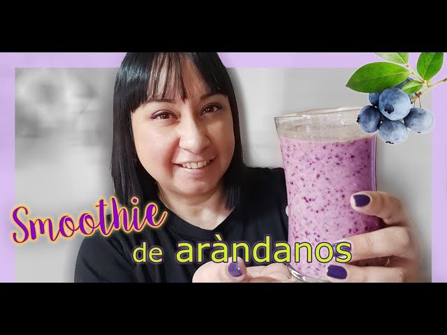 Receta fácil de smoothie de arándano: saludable y delicioso