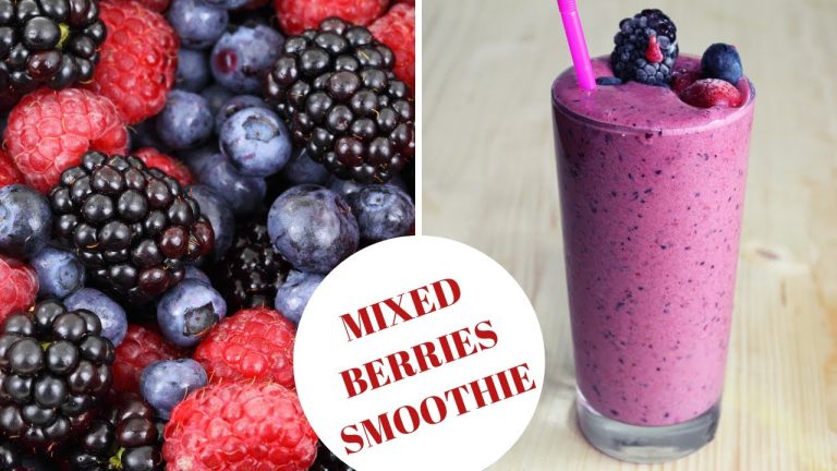 Delicioso smoothie de berries: receta fácil y saludable