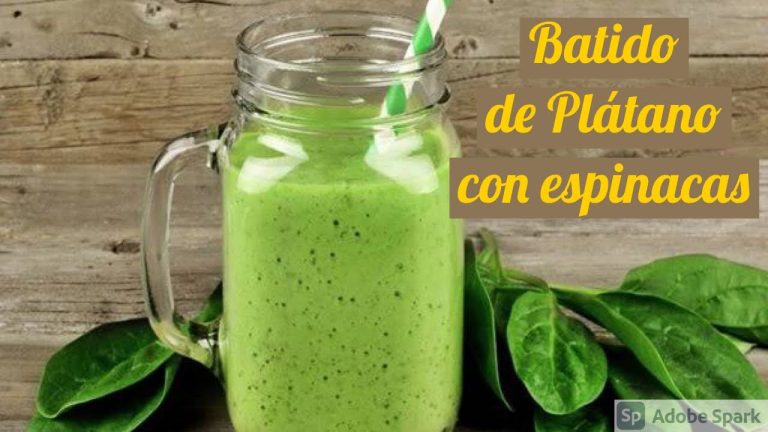 Receta de smoothie de espinaca y plátano: saludable y delicioso