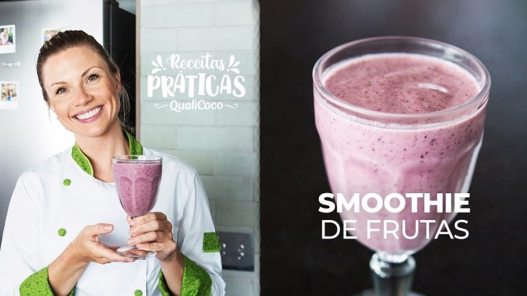 smoothie de frutas vermelhas