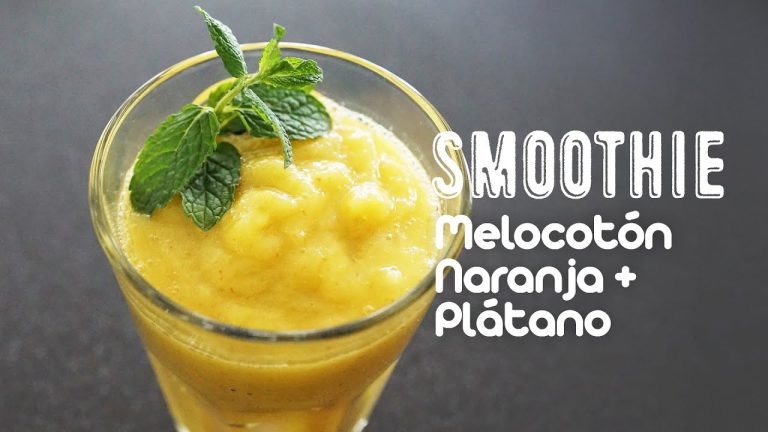 Cómo preparar un delicioso smoothie de melocotón en Thermomix: receta fácil y rápida