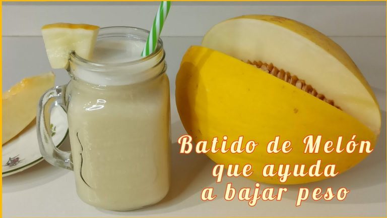 batido con melon para bajar de peso