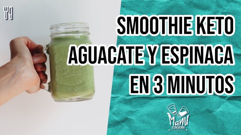 batido de aguacate keto