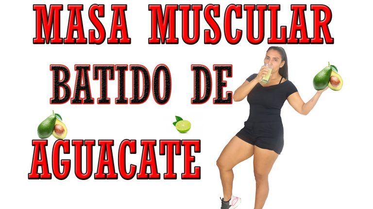 batido de aguacate para aumentar masa muscular