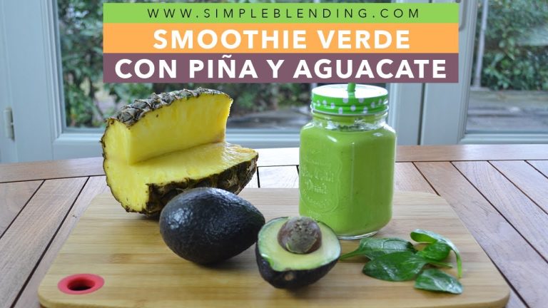 batido de aguacate piña y platano