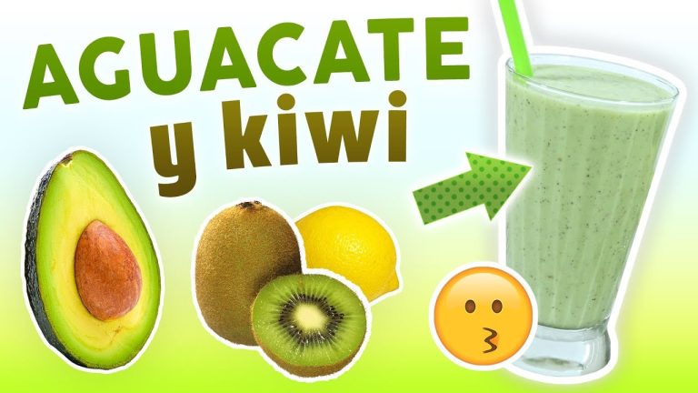 batido de aguacate y kiwi