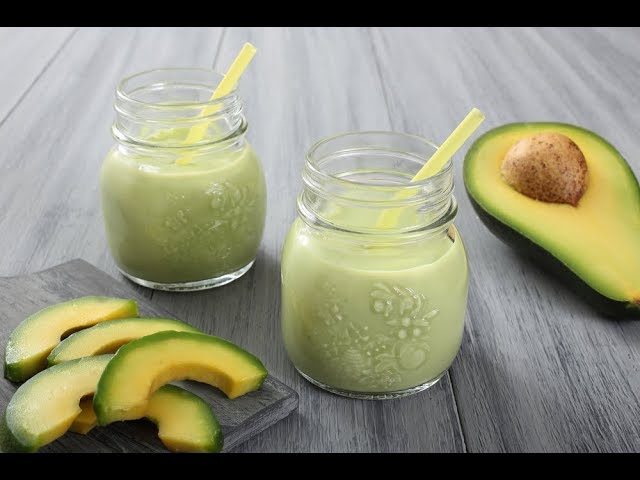 batido de aguacate y piña