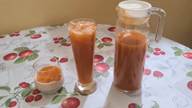 batido de albaricoque y platano