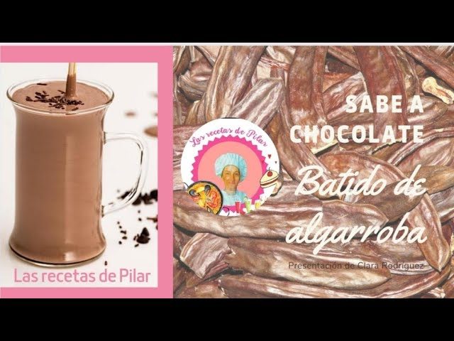 batido de algarroba