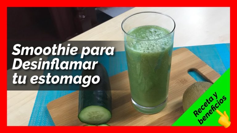 batido de apio y kiwi