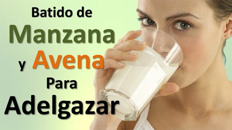 batido de avena limon y manzana