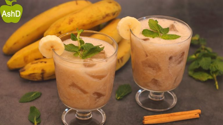 batido de banana sin leche
