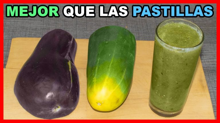 batido de berenjena y pepino