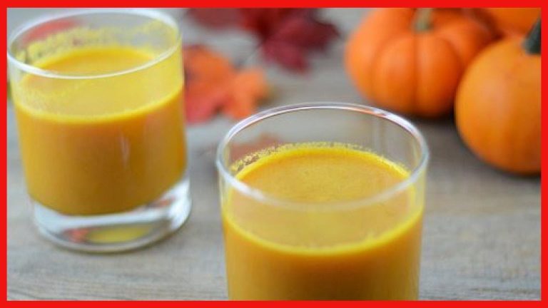 batido de calabaza y canela