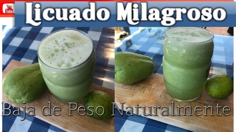batido de chayote