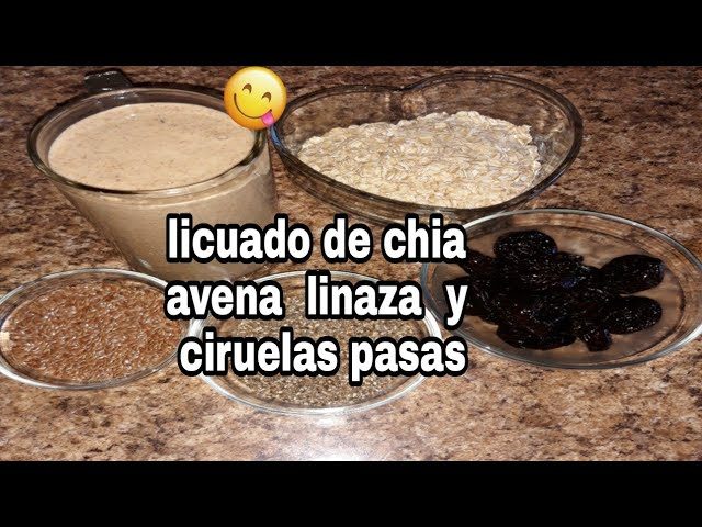 Beneficios del batido de chía, linaza y avena para una alimentación saludable