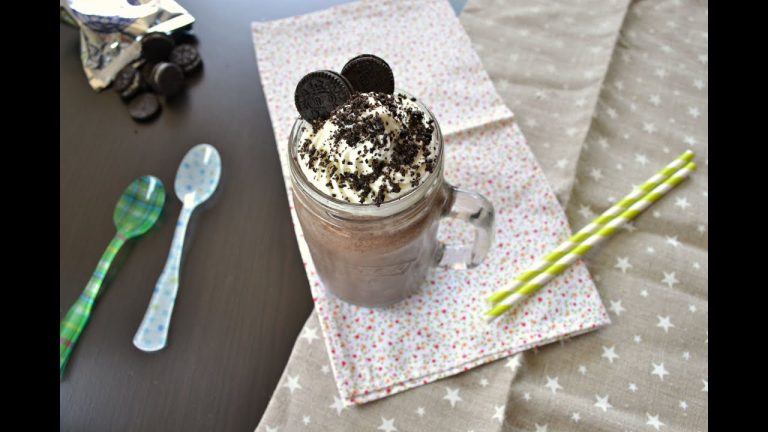 batido de chocolate con oreo