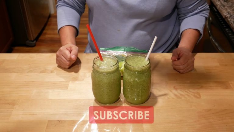 batido de col rizada