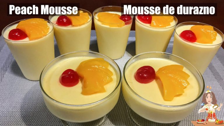 batido de durazno en lata