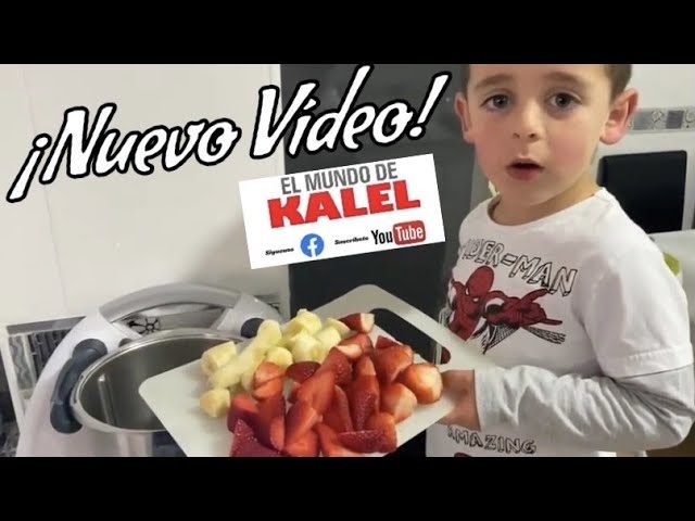 batido de fresa y plátano thermomix velocidad cuchara