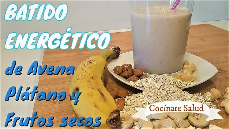 batido de frutos secos