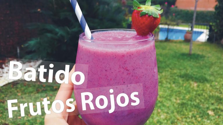 batido de frutos silvestres