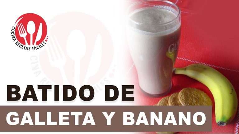 batido de galletas maria