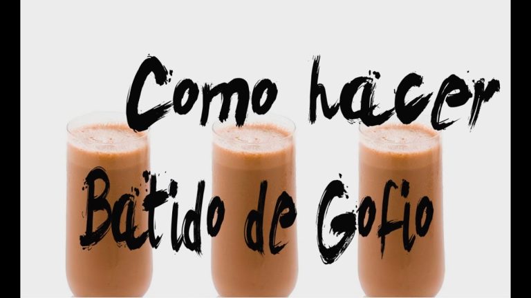 batido de gofio