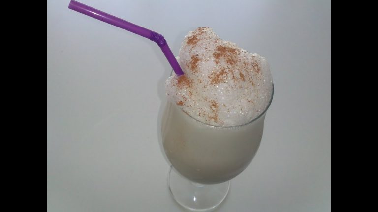 batido de helado de nata