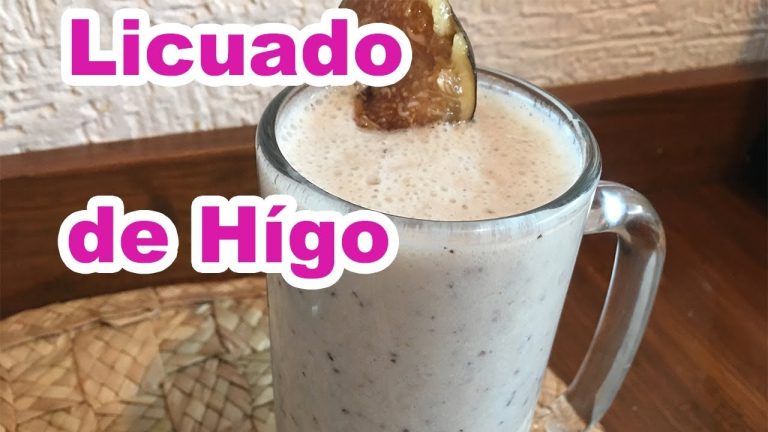 Receta fácil de batido de higos y yogur para un desayuno saludable