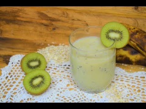 Batido de kiwi y leche de avena: receta fácil y saludable