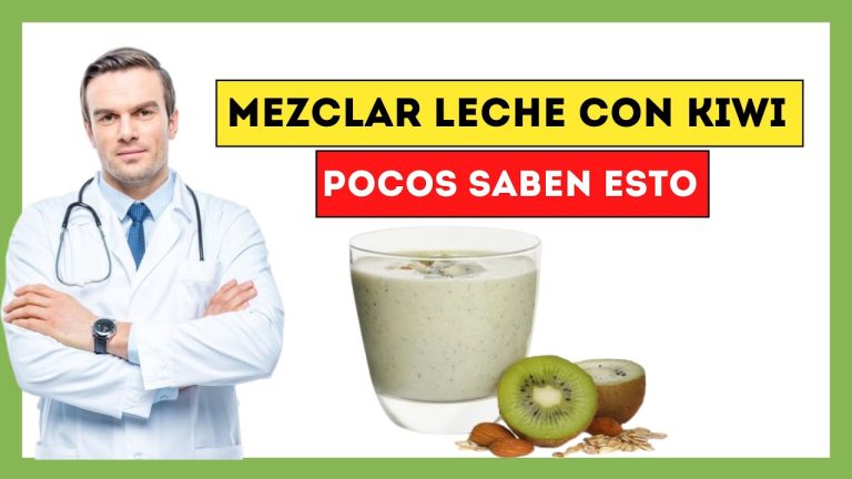 batido de kiwi y leche de coco