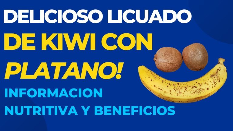 batido de kiwi y platano propiedades
