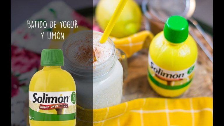 batido de limon con yogur