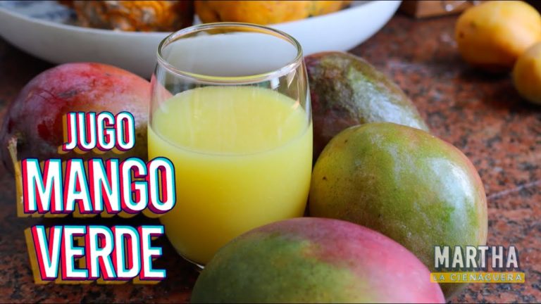 batido de mango verde