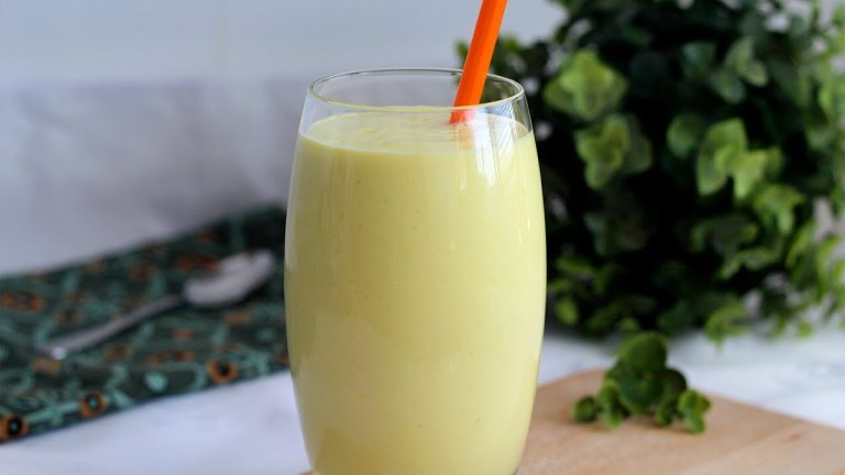 batido de mango y yogur