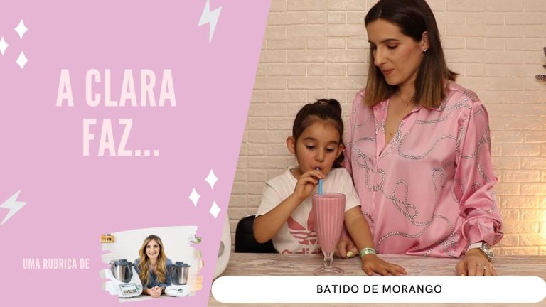 batido de morango bimby