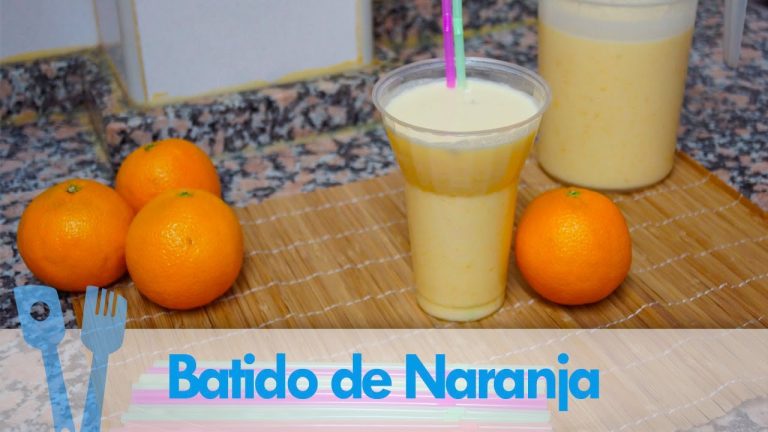 batido de naranja