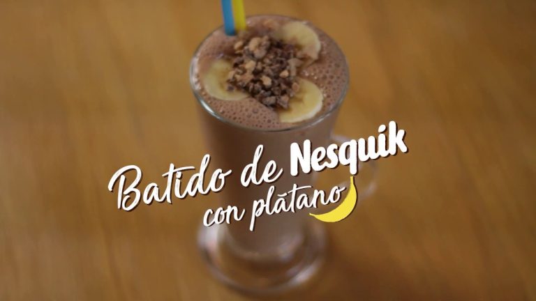 Cómo preparar un delicioso batido de Nesquik en casa
