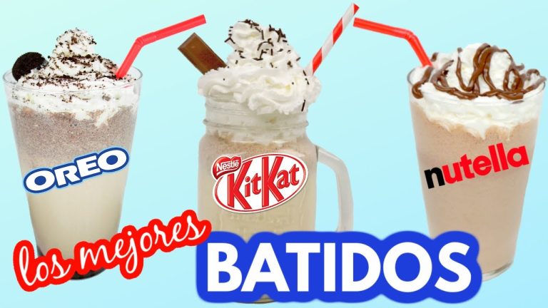 batido de nutella y oreo