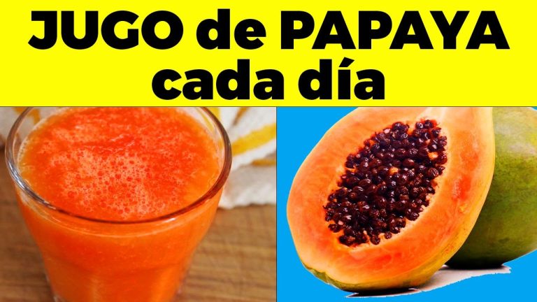batido de papaya en ayunas