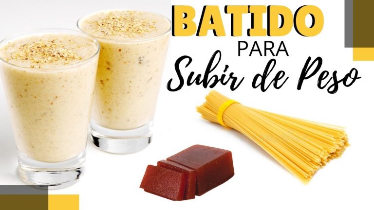 batido de pasta para engordar