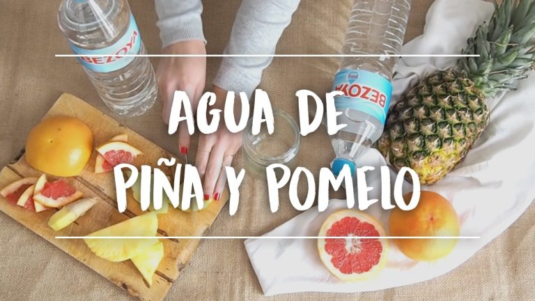 batido de piña pomelo y jengibre