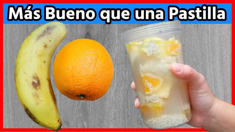 batido de platano y naranja