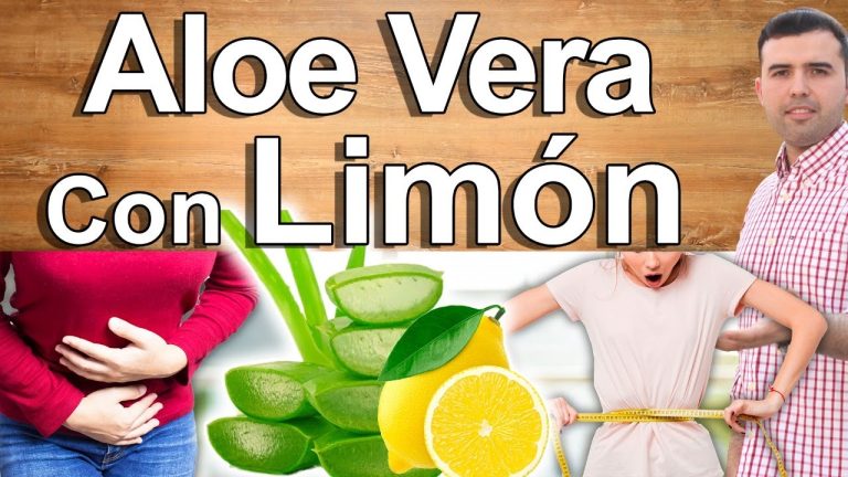 batido de sabila y limon