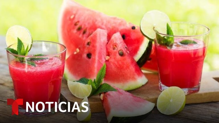 batido de sandia y pepino