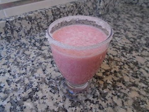 batido de sandía y plátano