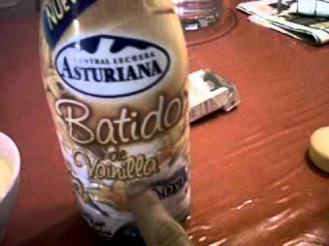 batido de vainilla asturiana